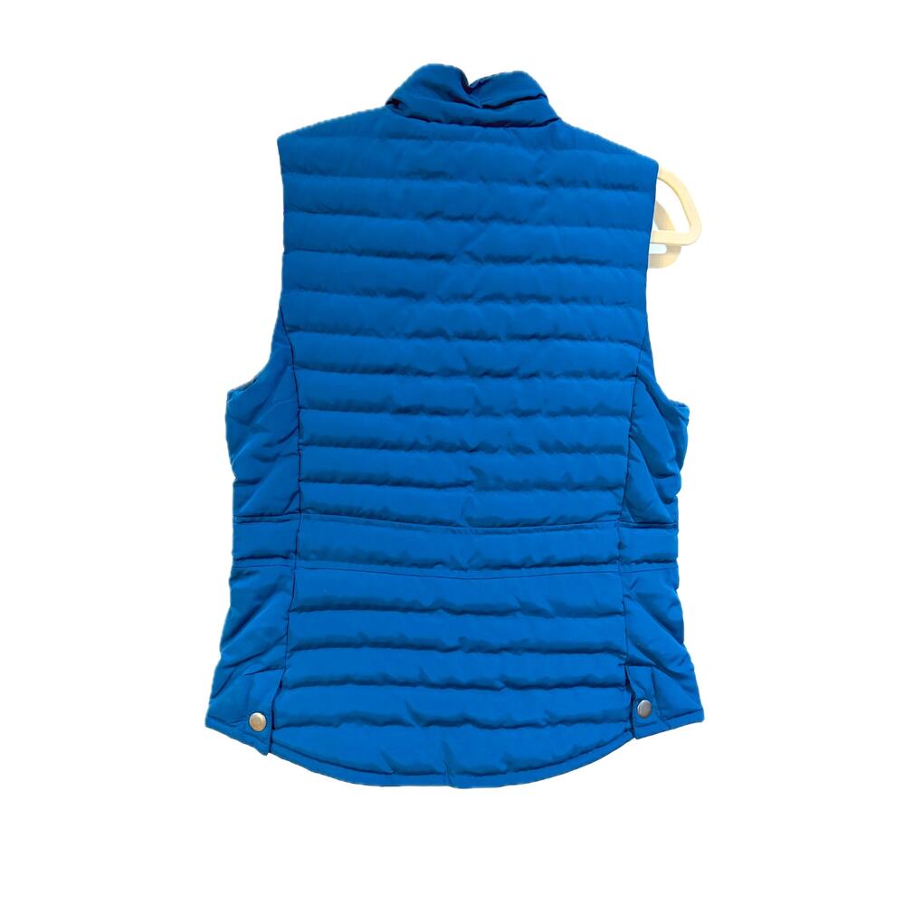 LOFT Peacock Blue Quilted Puffer Vest Size XS 💙💎💙 - Picture 7 of 15